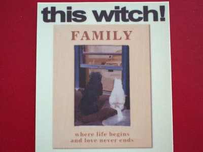 this witch! Family Sticker